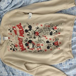 NWT Limited Print Mickey Mouse sweatshirt